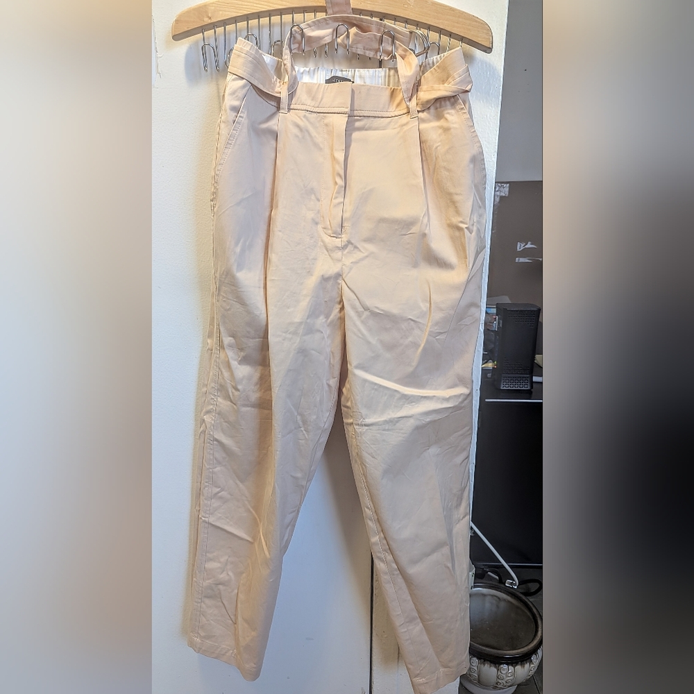 J. Crew Belted Chino Trouser Pants